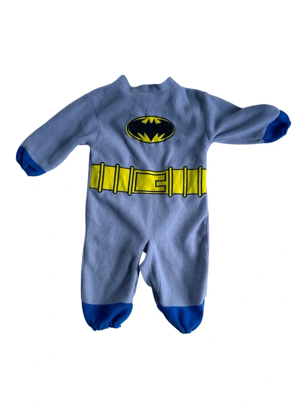 BATMAN COSTUME Romper Rubies Halloween Superhero Onesie Fleece Outfit Pants Baby